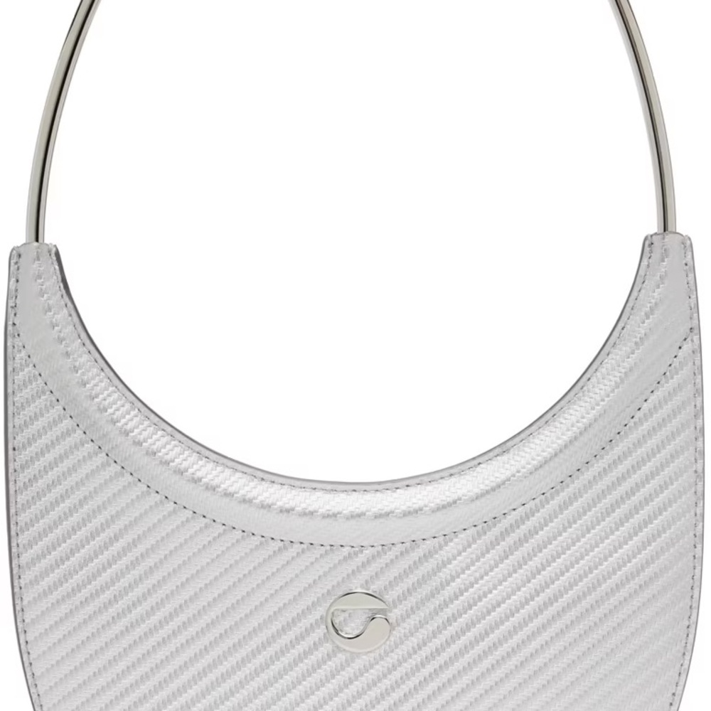 NWT Coperni Swipe Ring Bag Silver